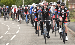 The riders under Matt Bottrill's leadership take to the streets 