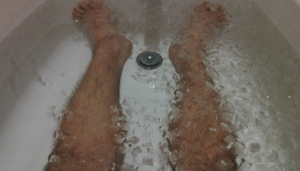 An ice bath can aid recovery