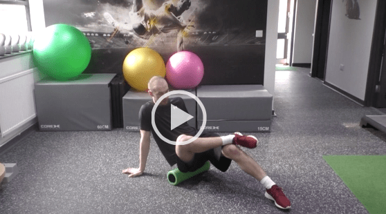 Tom shows how to effectively roll your glutes