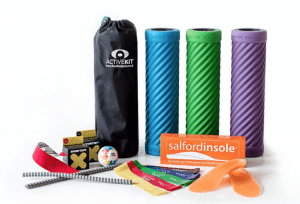 Full Active Kit Range: foam rollers, bands, Sport Tape, Active balls