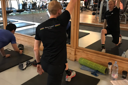 Matt Bottrill training for his FJ challenge