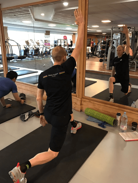 Matt Bottrill training Matt Bottrill training for his FJ challenge