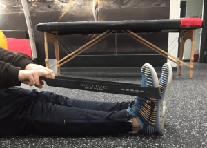 Ankle mobility with an Active band