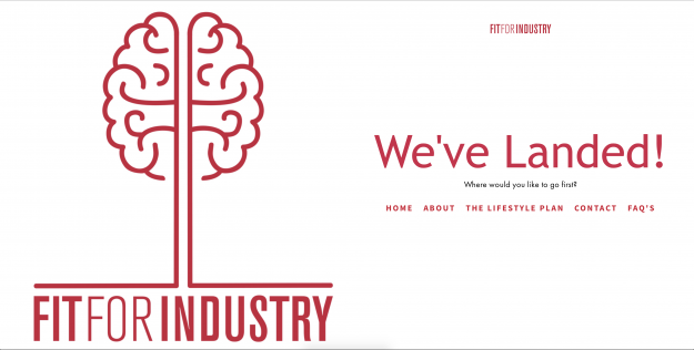 FitForIndustry landing page FitForIndustry